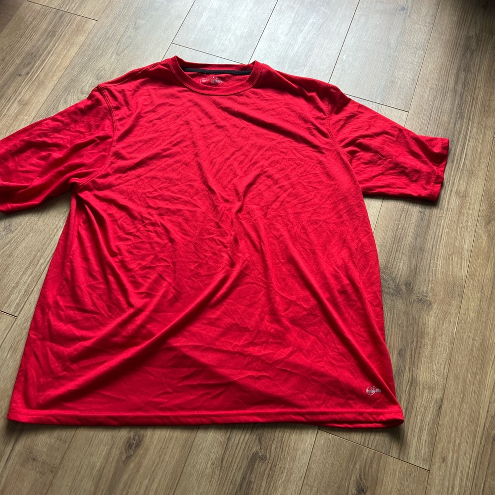 Fitness Gear Men's Red Short Sleeve T Shirt Size XL